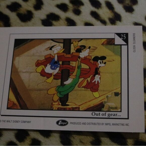 FS Clock Cleaners A25 Disney Card - Picture 2 of 2